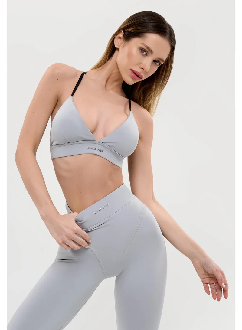 Bona Fide Charm Top Light Gray Charm Light Sports Bra for Women for Women | Best Price UAE