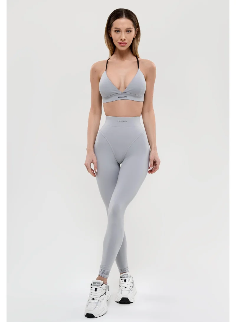 Bona Fide Charm Top Light Gray Charm Light Sports Bra for Women for Women | Best Price UAE