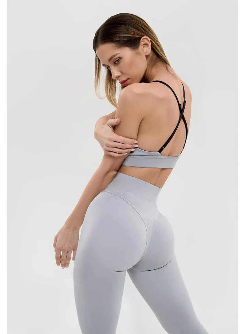 Bona Fide Charm Top Light Gray Charm Light Sports Bra for Women for Women | Best Price UAE