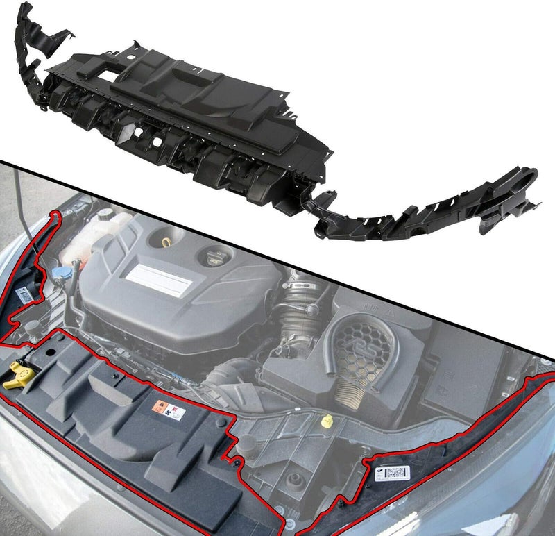 ECOTRIC دعم غطاء الصدام الأمامي ECOTRIC لسيارة فورد فوكس 2015-2018 - مجموعة استبدال حامل التركيب - Image 1