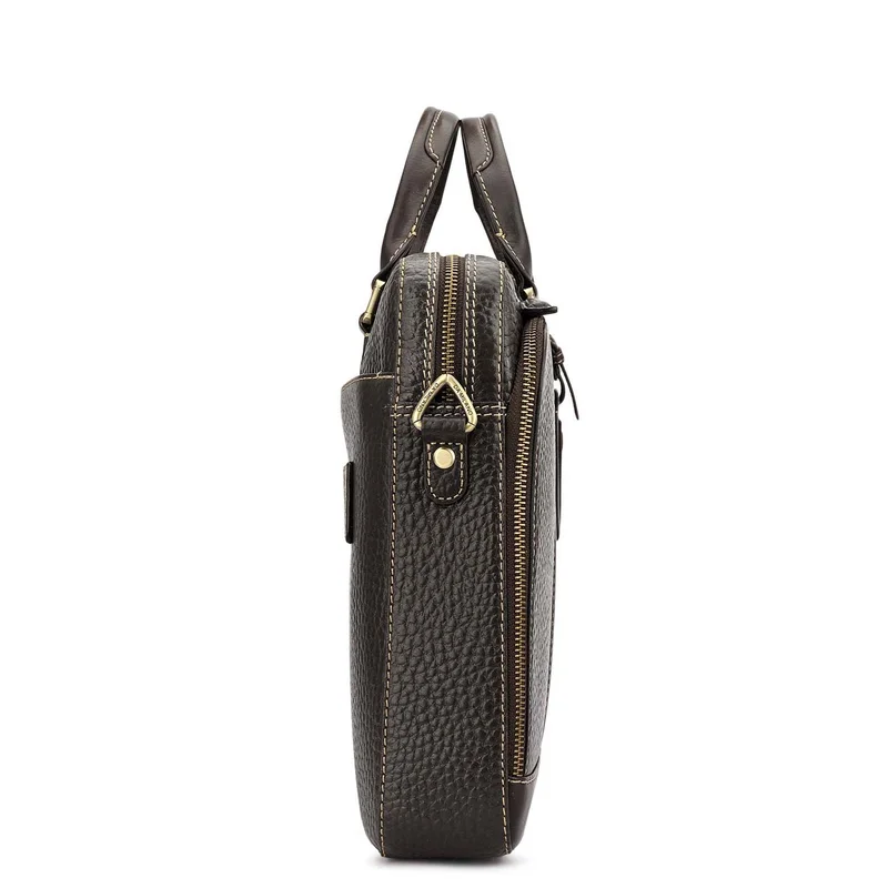 Da Milano brown Classic Laptop Bag (M)  | Best Price UAE