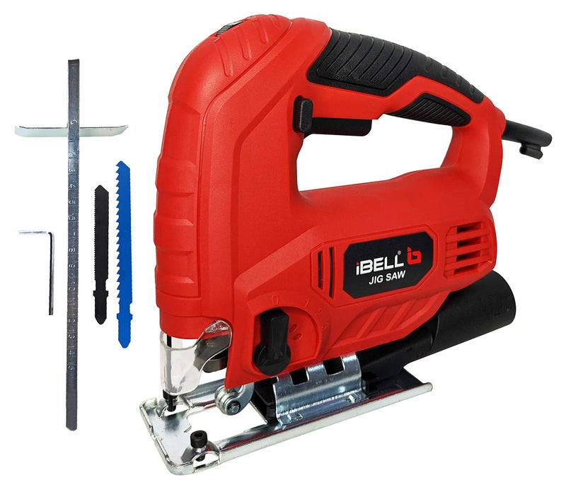 IBELL TOOLS IBELL JS10-65 Professional Jig Saw 650W, 65mm Cutting Capacity, 3000 RPM, Variable Speed, Heavy-Duty with Copper Armature, Blades & Dust Extraction, For Home, DIY & Professional Use, 6 Months Warranty - Image 1