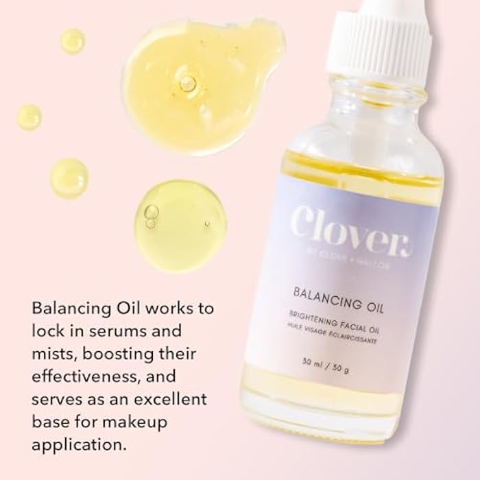 Clover Balancing Oil | Supports Clearer Skin, Promotes a Healthy Complexion, and Enhances Natural Radiance | Cruelty-Free & Vegan Face Oil - 30ml - Image 4