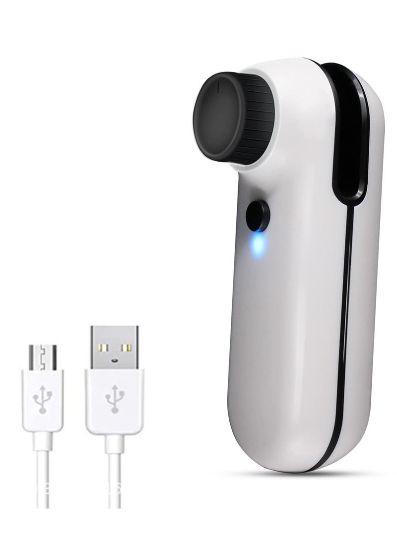 SYOSI جهاز ختم الأكياس الصغيرة، 2 في 1، جهاز ختم وأداة قطع قابلة للشحن عبر USB، جهاز ختم أكياس الشيبس الصغيرة، مع ماكينة أكياس مغناطيسية محمولة، لأكياس البلاستيك للحفاظ على نضارة الوجبات الخفيفة وتخزين الطعام - Image 1