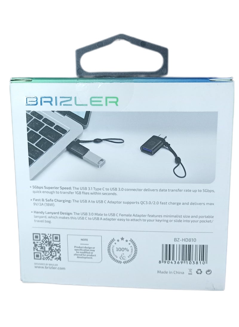 BRIZLER Type C to USB Adaptor ompatible with iPad Pro MacBook others also - Image 2