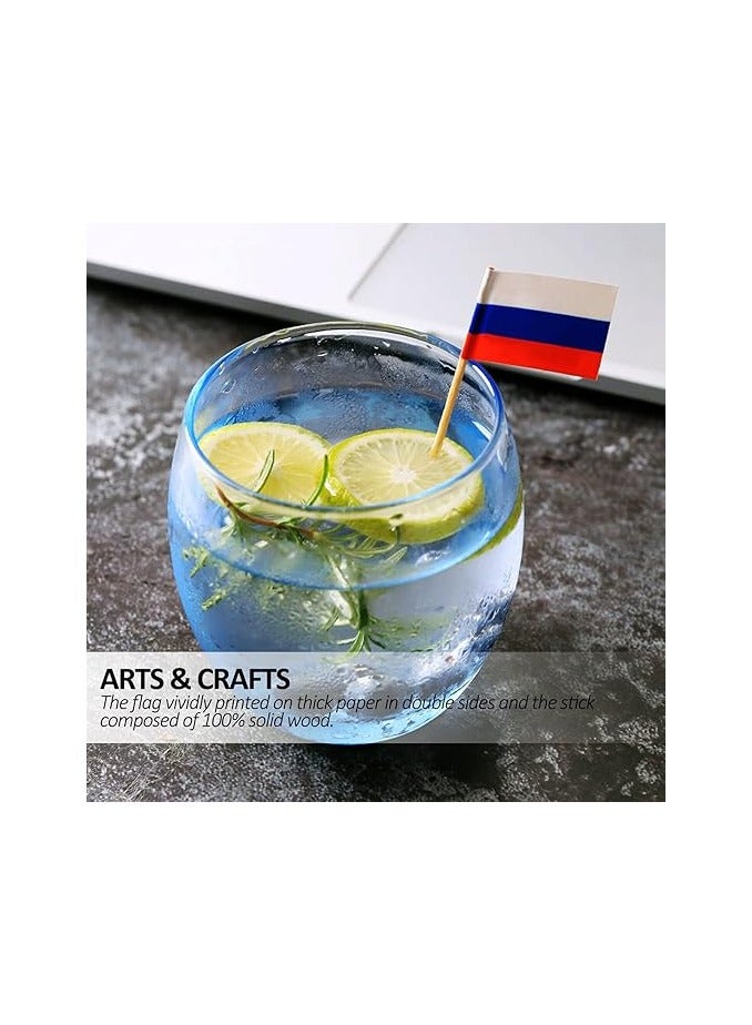 50Pcs Disposable World Cup Multi National Country Flag Stick Cake Toper Flag Fruit Stick Cocktail Cake Stick Toothpick Food Decoration - Image 4