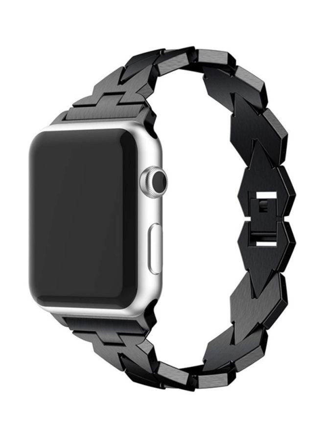 Voberry Replacement Band For Apple Watch Series 1/2/3 42mm Black - Image 3