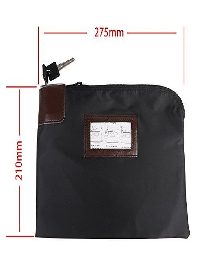 Eagle Locking Security Money Cash Register Bag Bank Deposit Bag With Locks 10.82 X 8.2 X 1.38-Inch, Black - Image 5