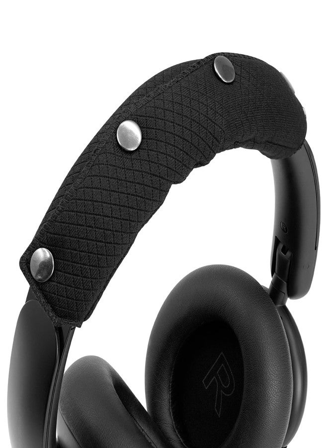GEVO Headphone Headband Cover for Anker Soundcore Q20,Q20i,Q20+,Q30,Q35,Q45 Headsets,Sponge Fabric Material Headband Cushion Easy Installation No Tool Needed (Black) - Image 1