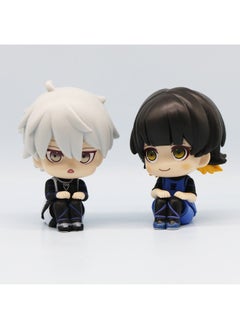 General Blue prison hand-made Q version sitting posture Nagi Seishiro desktop decoration Fengle Hui model toy birthday party collection decoration gift for family and friends  - Image 2