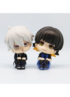 General Blue prison hand-made Q version sitting posture Nagi Seishiro desktop decoration Fengle Hui model toy birthday party collection decoration gift for family and friends  - Image 4