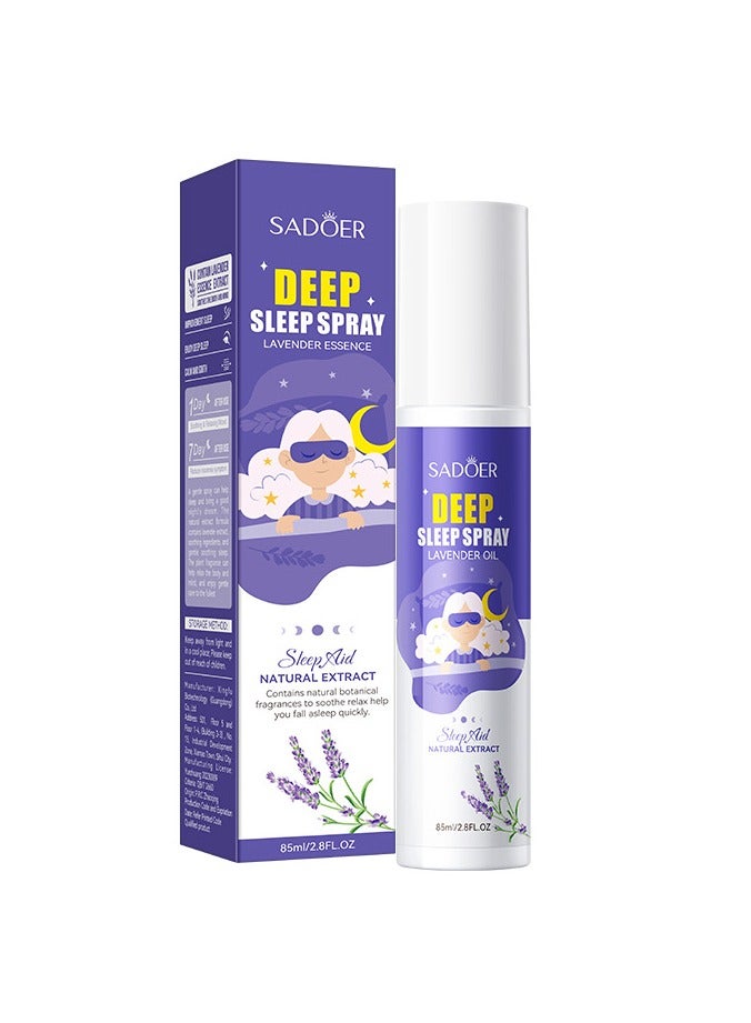 SADOER Lavender Sleep Spray 85ml Aromatherapy Sleep Lavender Pillow Mist Pillow for Room Deep Sleep Spray - Image 2