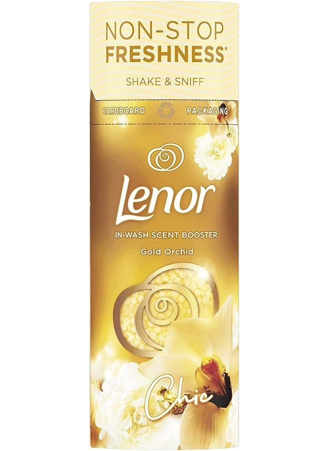 Lenor Laundry Perfume In-Wash Scent Booster Beads 176g, Gold Orchid, Non-Stop Freshness Up To 12 Weeks In Storage - Image 1