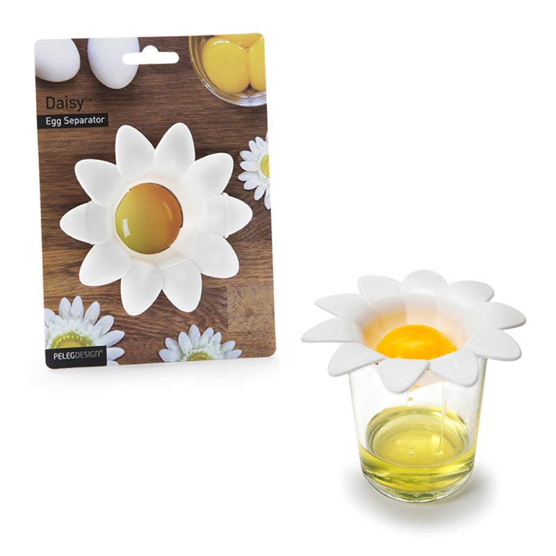 Peleg Design Daisy Plastic Egg Separator Egg White Yolk Divider Kitchen Gadgets Baking Tools Egg Extractor Cute Flower Design