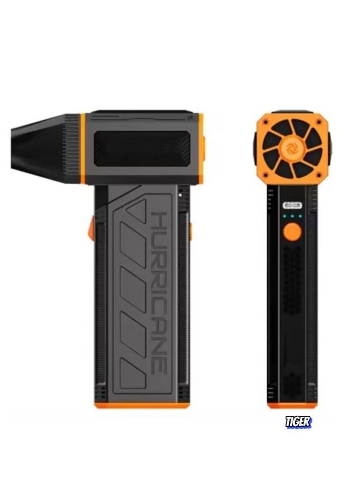 TIGER Super Power Turbo Fan Cordless Air Blower – High-Performance Compressed Air Cleaning Tool for Laptop, Keyboard, PC, Car Interior, and Electronics – Rechargeable Cordless Design for Powerful Dust Removal - Image 1