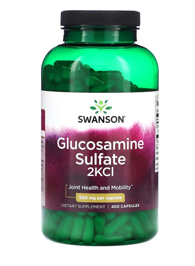 سوانسون كبريتات الجلوكوزامين 2KCI ، 500 ملجم ، 400 كبسولة