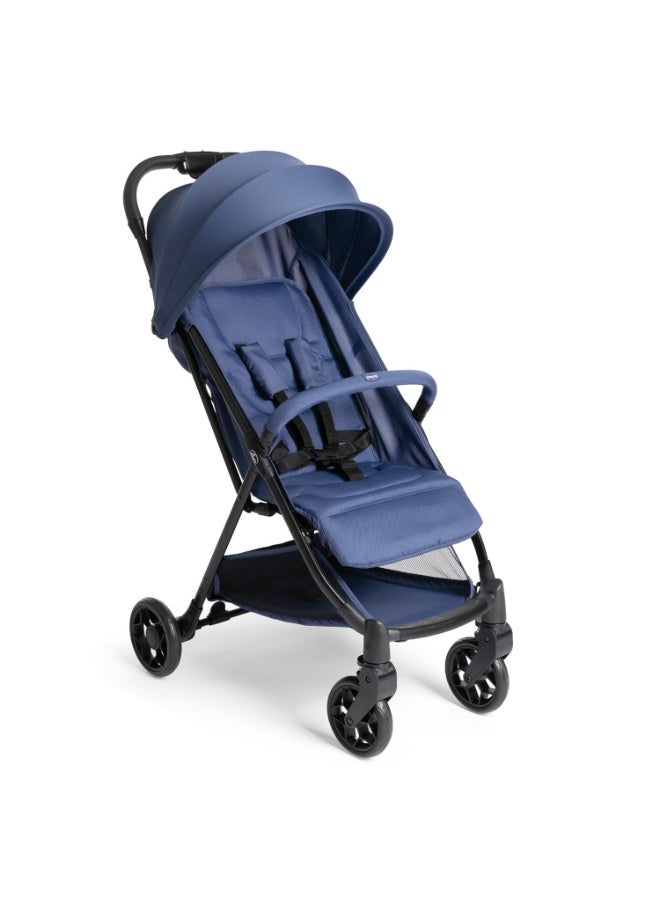 شيكو عربة أطفال شيكو أوربينو باللون الأزرق الملكي | قابلة للطي بيد واحدة | مقاعد واسعة ومريحة مع وسادة كتف | مسند ظهر قابل للإمالة ومسند قدم قابل للتعديل | من 0 إلى 4 سنوات | مظلة قابلة للتمديد مع حماية من الأشعة فوق البنفسجية 50+ - Image 1