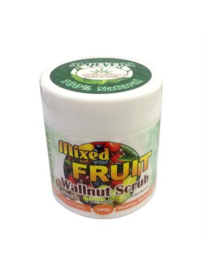 AryanShakti Aryan Shakti Mixed Fruit Walnut Scrub dead skin remover 100gm - Image 5