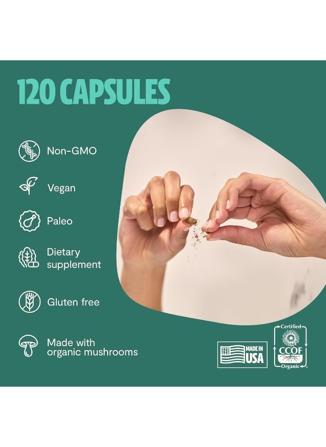 فريش كاب مشرومز - FreshCap، Ultimate Mushroom Complex 120 كبسولة - Image 1