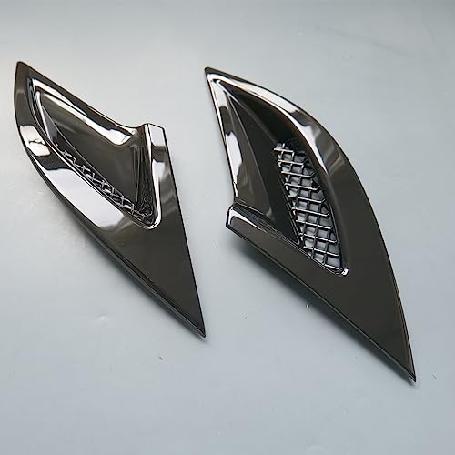 ZiWen New Front Bumper Air Vent Rear Bumper Reflector Cover Trim for Honda Accord 2023 2024 2025 (Gloss Black, Front) - Image 4
