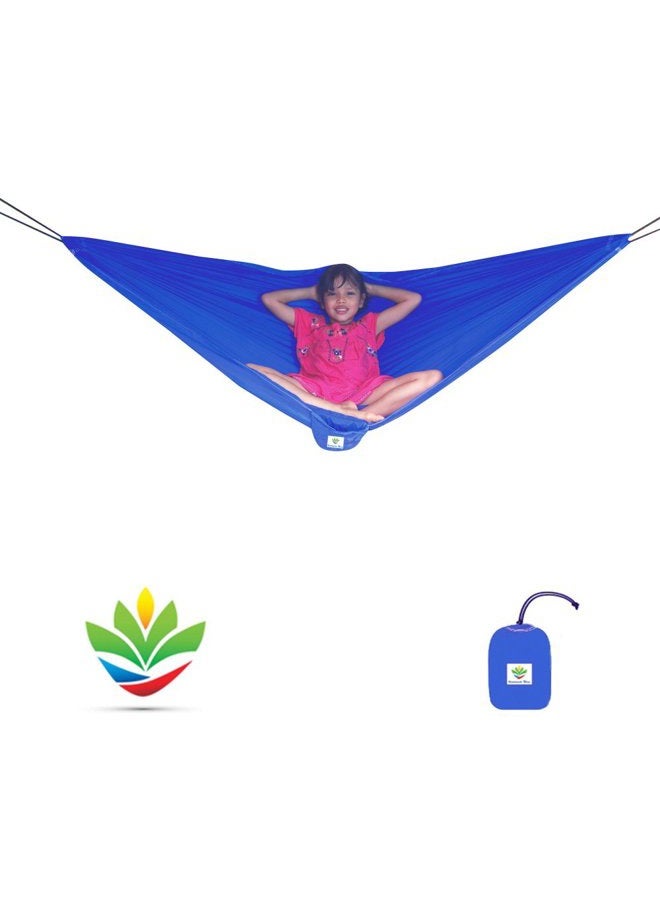 Hammock Bliss سكاي كيد هاموك - هاموك للأطفال - هاموك تخييم صغير، معدات تخييم، داخلي/خارجي - الهاموك المبدئي المثالي للأطفال - Image 1