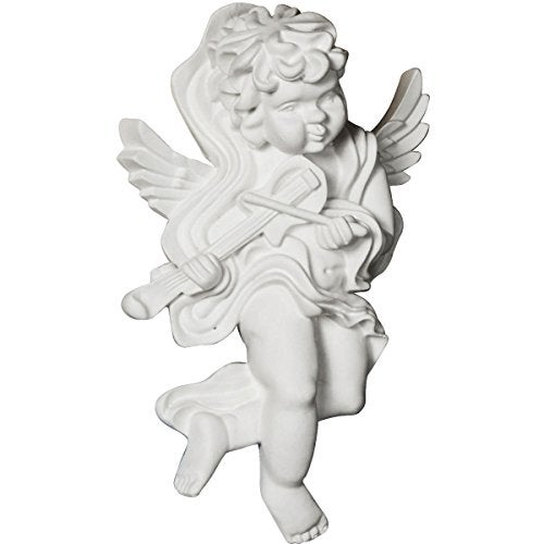 Ekena Millwork ONL05X07X02AN-L Classic Angel, LeftUrethane Onlays, 4 1/2"W x 7 1/8"H x 2 3/8"P, Primed - Image 2