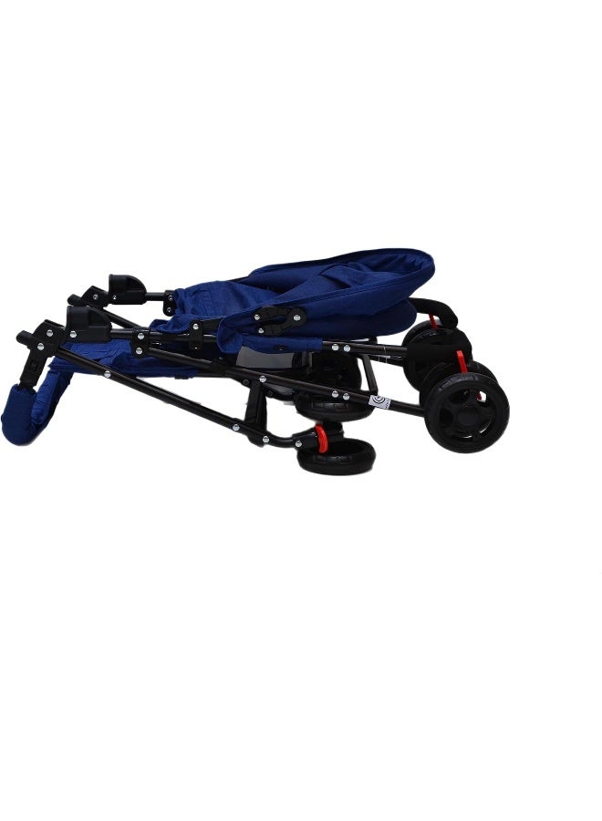 SMR Kids عربة الأطفال SMR Kids 521 خفيفة الوزن (زرقاء) - Image 4