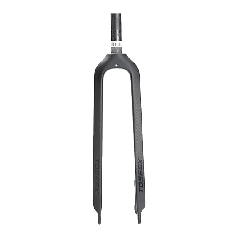 BestParts Toseek 118 275 MTB Front Fork 3K T800 Full Carbon Fiber Rigid Disc Brake 286mm Threadless Straight Tube Superlight Mountain Bike Fork 275