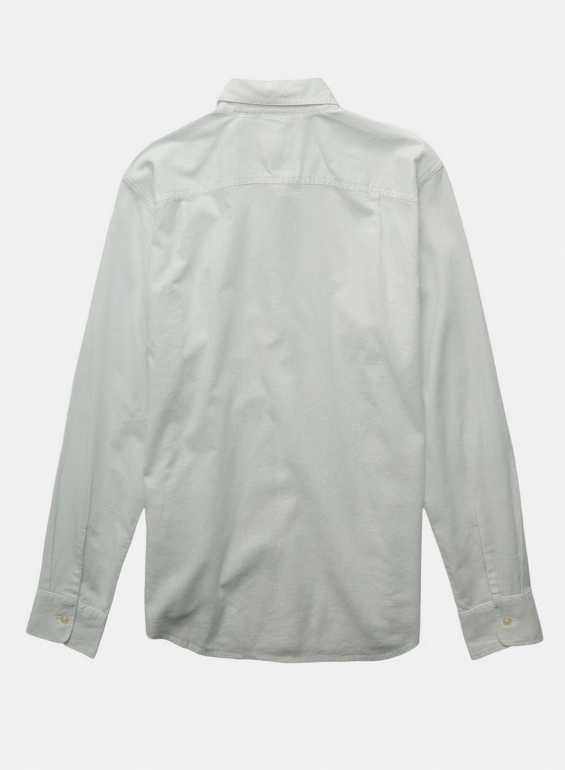American Eagle AE Everyday Button-Up Linen Shirt - Image 2
