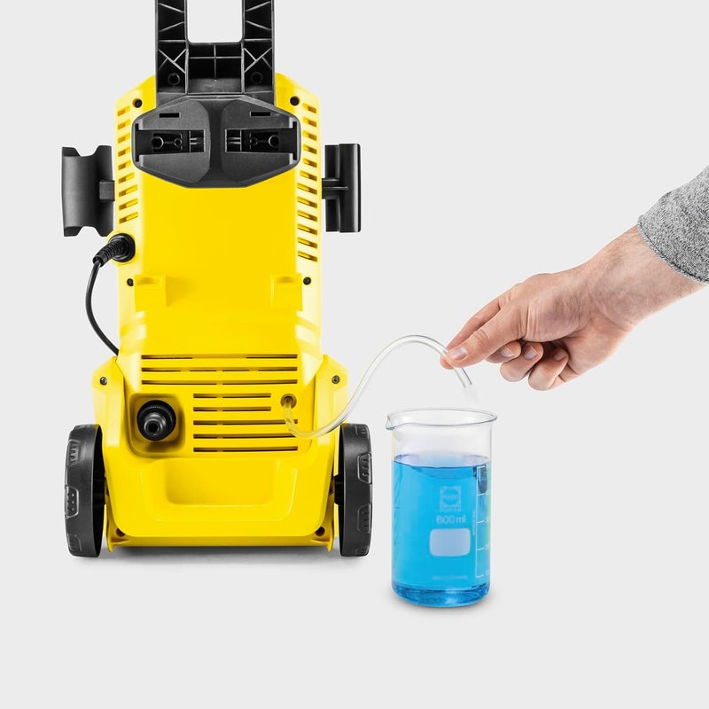 Karcher K 2 Car & Home Pressure Washer, 110 Bar, 1400W â€“ Full Kit with Surface Cleaner, Wash Brush, Foam Nozzle, Car Shampoo & Patio Cleaner - Image 3