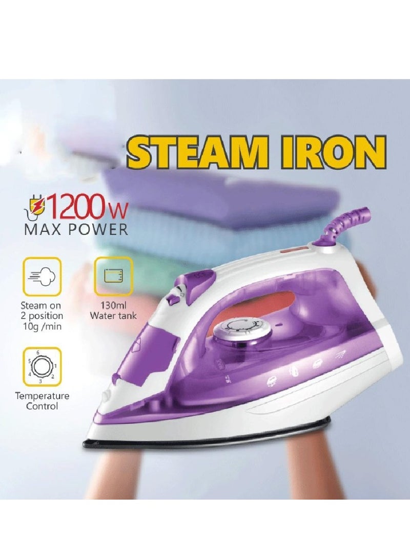 Denx 1200W Multifunctional Steam Iron  DX2517 - Image 1