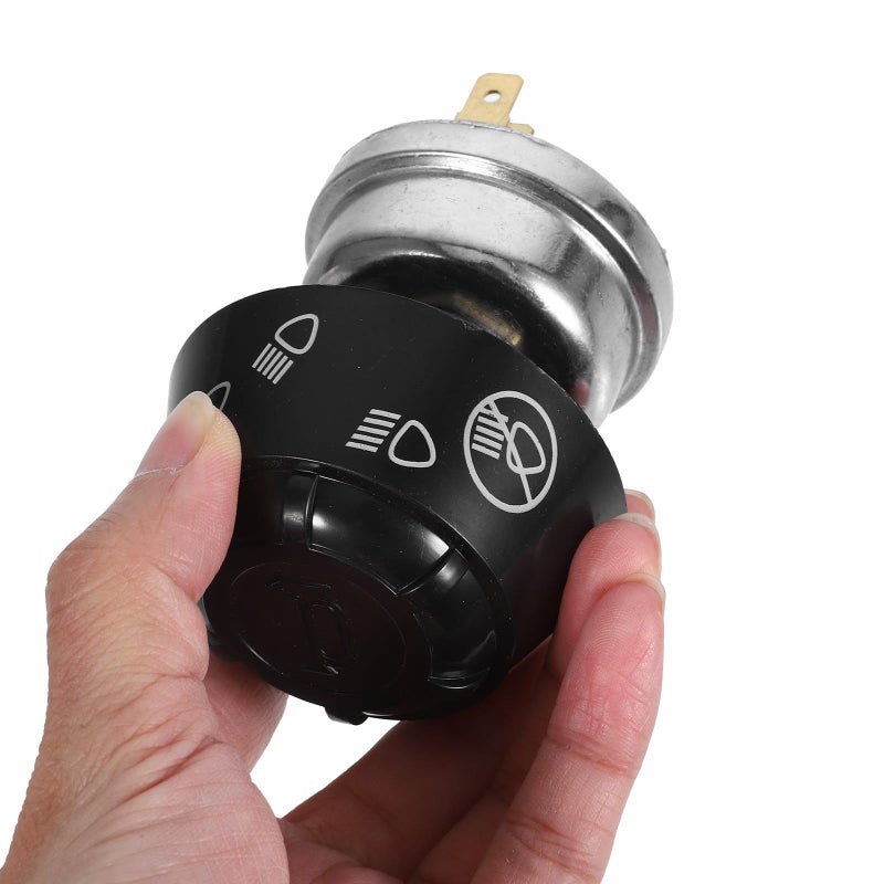 مفتاح زر ضغط معدني بضوء LED على شكل بوق جرار للمعدات الزراعية - Image 5