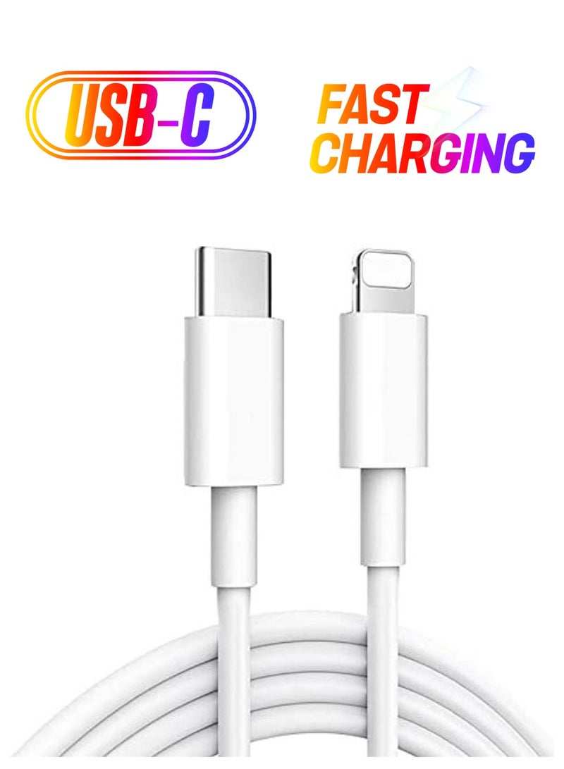 ICS Fast Charging Cable For iPhone White
