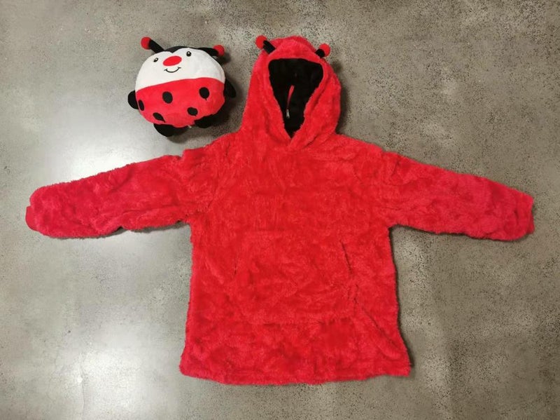 2019 New lazy pajamas winter new childrens home wear childrens storage warm clothes pet shape Green  - Image 4