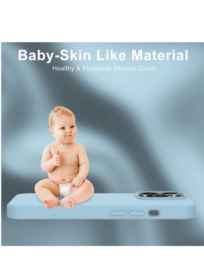 Houmt iPhone 14 Pro Case with 2 Pack Screen Protectors Liquid Silicone Ultra Slim Shockproof Protective Case Cover for iPhone 14 Pro Soft Anti Scratch Microfiber Lining 6.1 inch - Image 3