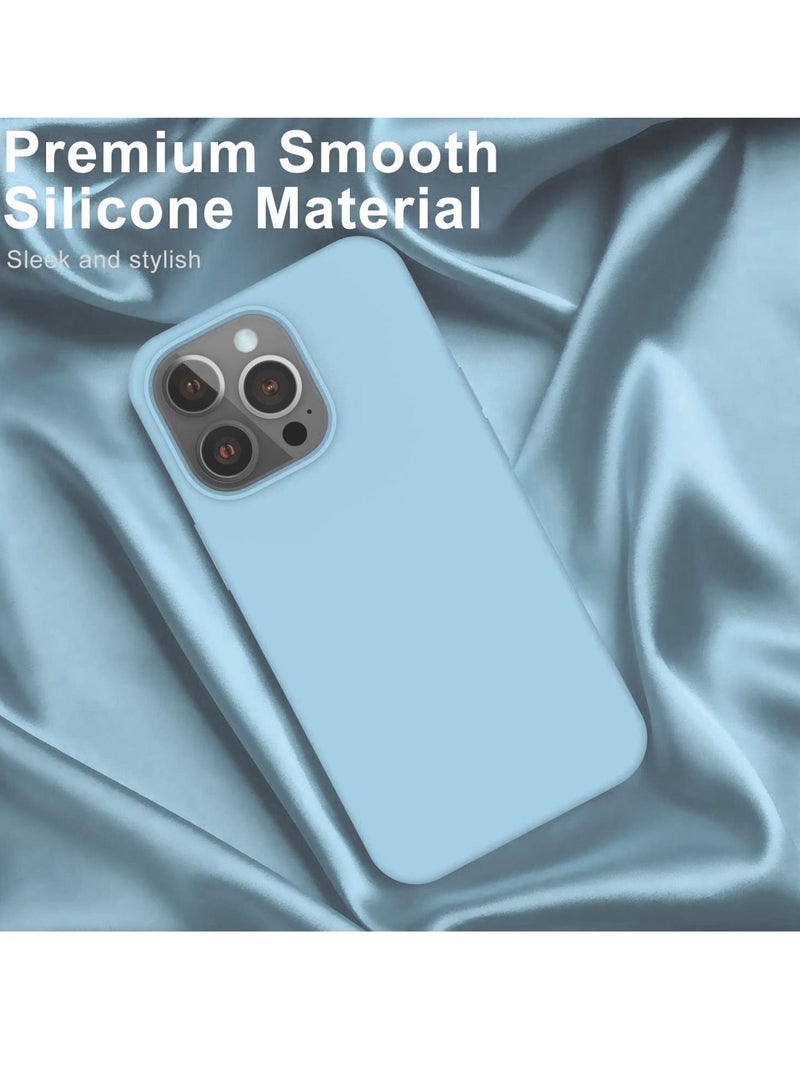 Houmt iPhone 14 Pro Case with 2 Pack Screen Protectors Liquid Silicone Ultra Slim Shockproof Protective Case Cover for iPhone 14 Pro Soft Anti Scratch Microfiber Lining 6.1 inch - Image 4