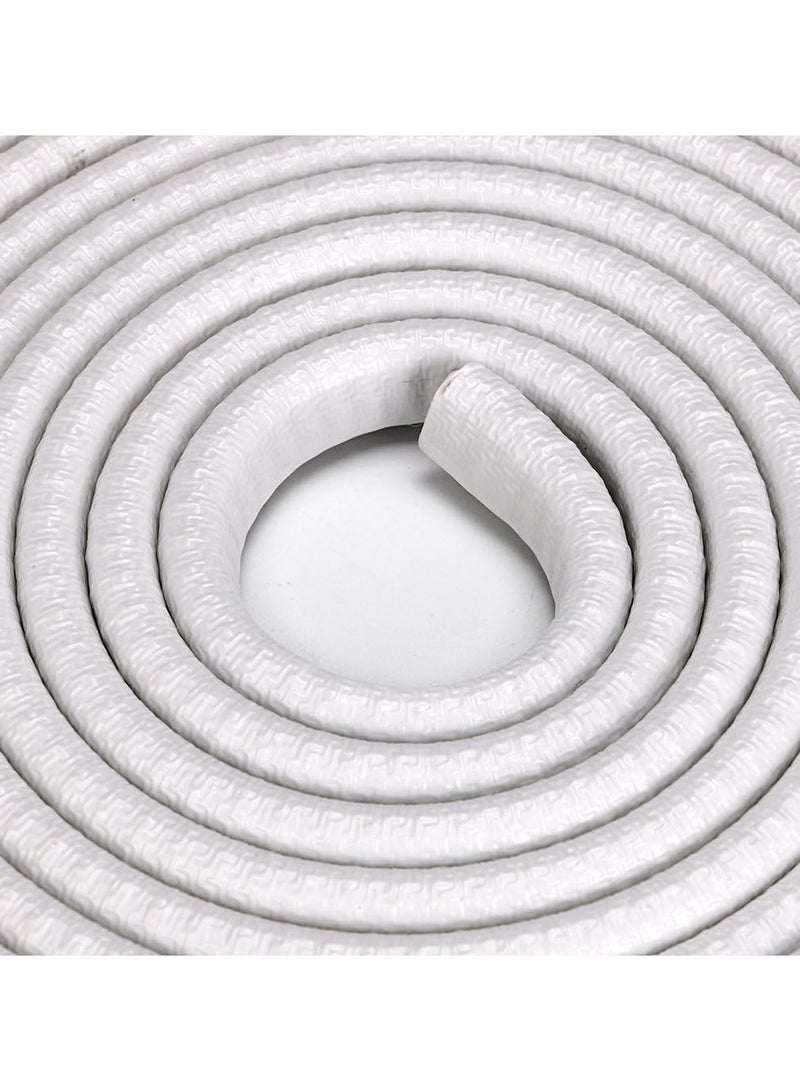 33Ft (10M) Meter Car Door Edge Guards U Shape Trim Rubber Seal Protector Rubber Car Door Protector Anti Collision Rubber Clips Fit For Car Door White - Image 4