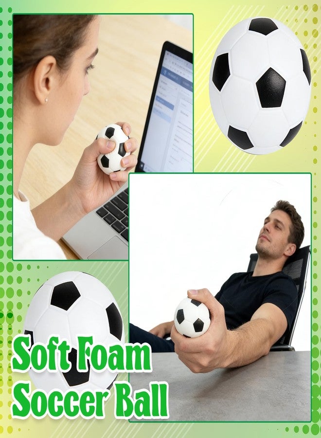 Baaxxango 30 Pack Soccer Stress Balls,2.5 Inch Soft Foam Soccer,Sports Squeeze Balls Toys for Kids,School Carnival Reward,Sports Theme Party - Image 4