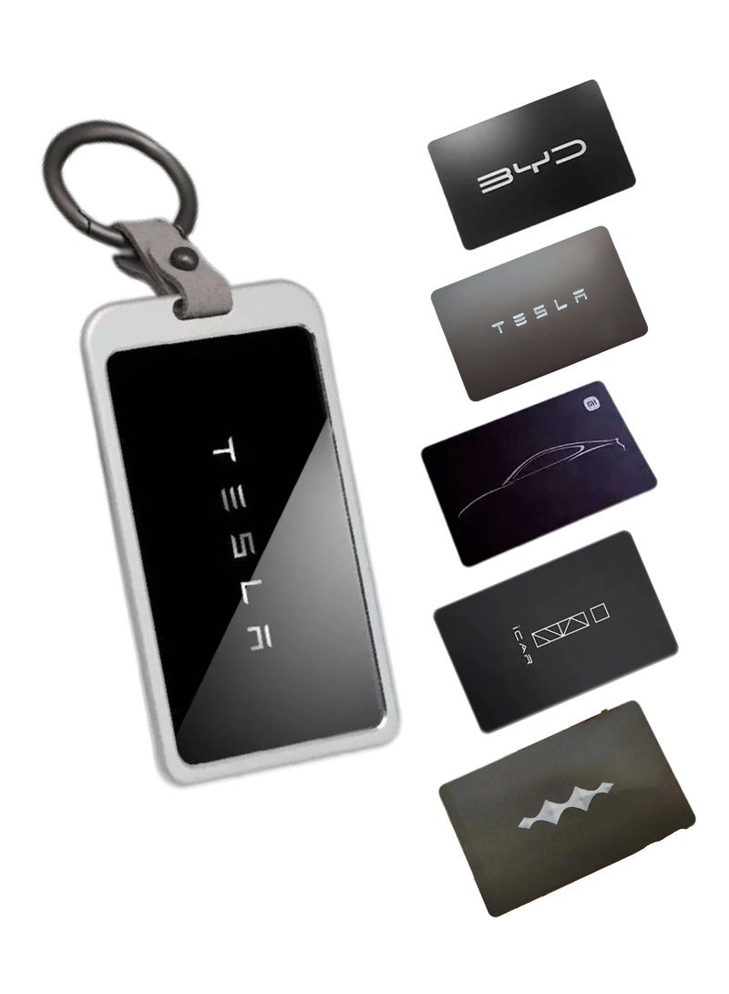 Car key card package, aluminum alloy protective sleeve, all-inclusive anti-slip and fall-resistant high-end, suitable for most car models. - Image 1