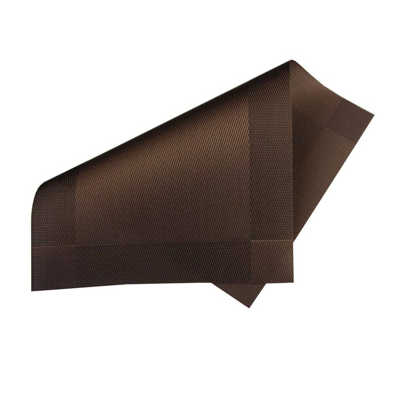Baskety Eco-Friendly Colorful Mats Place Mats Tablemates Dining Tablemates Washable Heat-Resistant for Dining Table 30cm*45 cm Dining Table Kitchen Placemats(Brown) (4) - Image 3