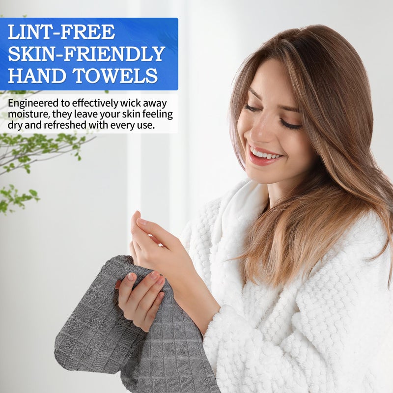HOMERHYME Microfiber Bath Towels 2 Pack (22'' x 48'') - Lightweight Quick Dry Microfiber Fingertip Hand Towels, Soft Absorbent Gym Towels for Yoga, Salon, Camping, Hotel, Bathroom, Spa, Travel & Dog - Image 3