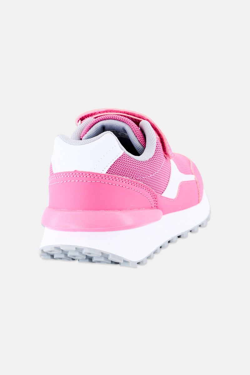 RXB Kids Girl Velcro Closure Running Shoes, Pink - Image 2