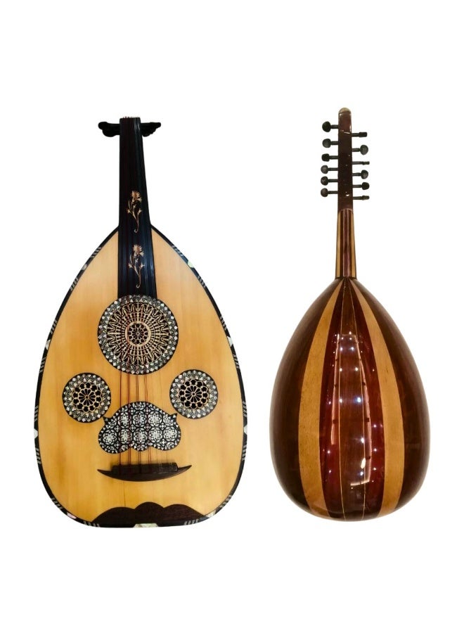 موسيقى الكرز عود موسيقي سوبر لوكس جمال بنداري وجه سبروس وظهر ورد وجوز وبلوط