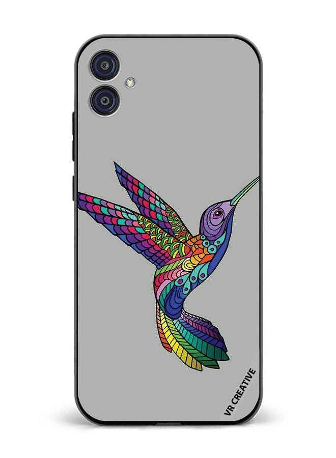 VR CREATIVE Protective Case Cover For Samsung Galaxy M04/F04 Flying Bird Design Multicolour - Image 1
