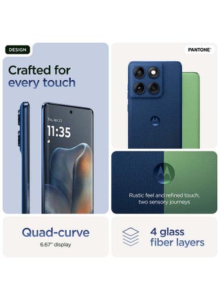Edge 60 Dual SIM 5G 12GB RAM 512GB PANTONE Gibraltar Sea - Middle East Version - view 4