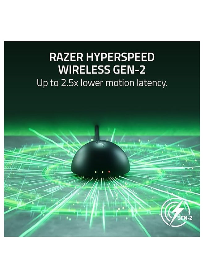 Razer Viper V4 Pro Wireless Esports Gaming Mouse: Symmetrical, 49g Lightweight, 8K Polling, 50K DPI Optical Sensor, Gen-4 Optical Switches, 6 Programmable Controls, HyperSpeed Wireless - Black - Image 4