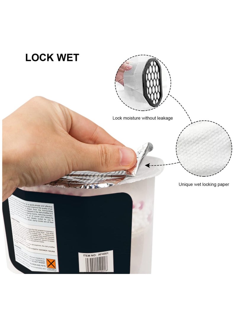 TYCOM Moisture Absorber Boxes Set 2Pack Fragrance Free Dehumidifier for Closet Kitchen Study and Bathroom 600ml Each Humidity Absorber 2 Pack. - Image 4