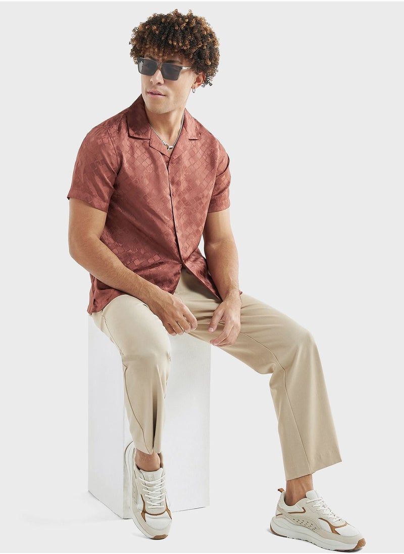FAV Printed Regular Fit Shirt  - Image 4