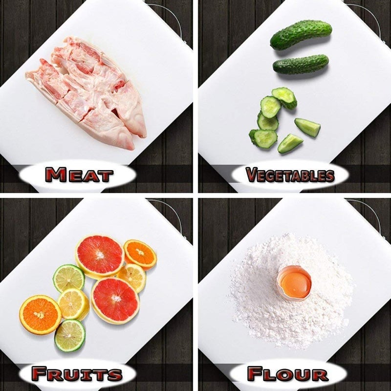 Credly Cutting Board for Kitchen Cutting Board Plastic for Bread Fruits VegetablesPizzaCheese Cutter42x29cm - Image 4