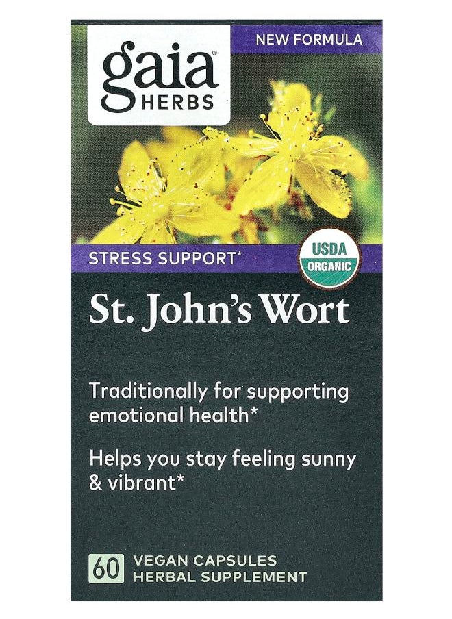 Gaia Herbs St. John's Wort 60 Vegan Capsules 